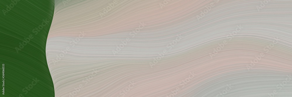 Poster abstract dynamic header design with ash gray, dark slate gray and gray gray colors. fluid curved flowing waves and curves for poster or canvas