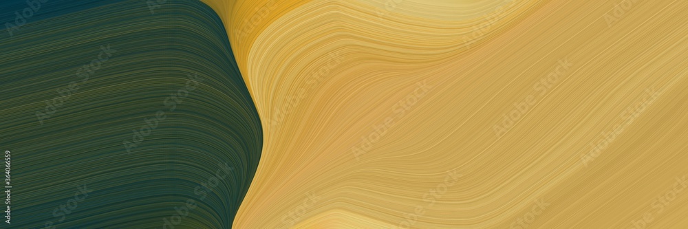Poster abstract colorful designed horizontal banner with dark khaki, dark slate gray and dark olive green c