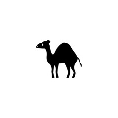 Camel vector flat icon. Isolated Camel illustration