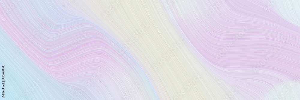 Poster abstract moving header with lavender, lavender blue and thistle colors. fluid curved lines with dynamic flowing waves and curves for poster or canvas