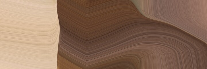 abstract flowing header design with old mauve, tan and gray gray colors. fluid curved lines with dynamic flowing waves and curves for poster or canvas