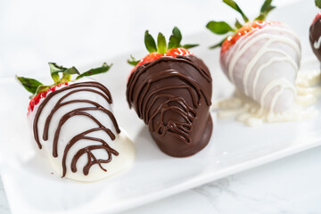 Chocolate dipped strawberries