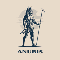 Egyptian god Anubis.