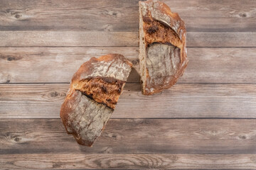 .Sourdough rye bread