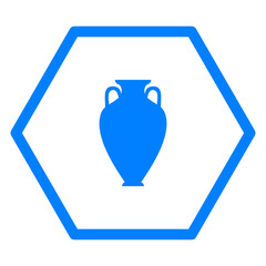 Amphore und Sechseck