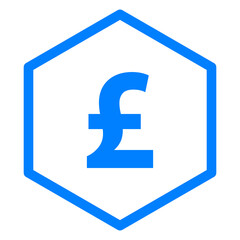 Britisches Pfund und Wabe