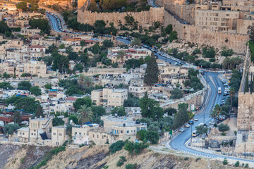 Nice panorama of the city of Jerusalem