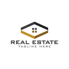 Real estate logo template