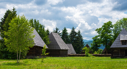 Obraz premium Maramures Village Museum, Romania