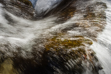 flowing water detail view