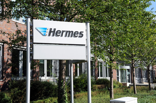Hamburg / Germany - September 11, 2011: Headquarters of Hermes GmbH in Hamburg, Germany - Hermes is a German parcel delivery company owned by the retail company Otto GmbH