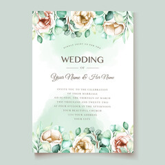 eucalyptus wedding card set