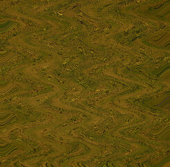 Abstract wave  background of green and brown