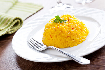 Homemade Saffron Risotto