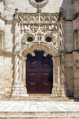 Entrance to the Church of Nossa Senhora da Conceição, Golegã, Ribatejo, Portugal