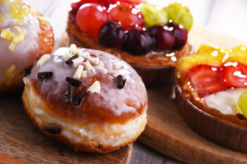 Composition with confectionery products