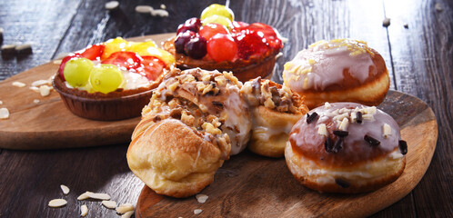 Composition with confectionery products