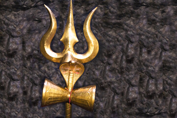 Image of trident weapon used by lord shiva