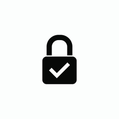 lock icon vector
