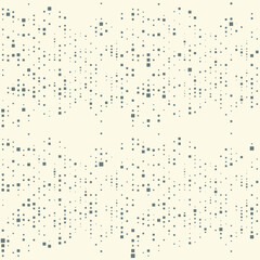 Seamless pattern with square dots random size.
