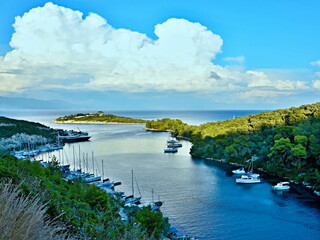 Fototapeta premium Greece,island Paxos-view of the island Panaghia