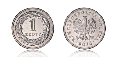 Polish circulation coin from 2015