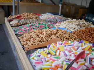 sweets candy  in the market