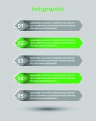 Obraz premium Infographic design elements banners for web layout.