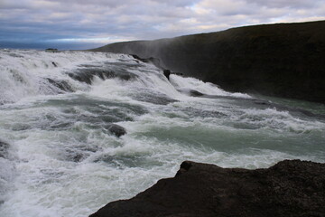 Gullfoss am Golden Circle in Südisland im Juni 2020
