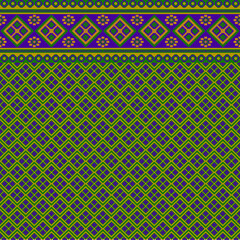 Indonesia Batik Tenun Background Pattern, Sumatra Pattern in gold Color combination