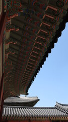 Naklejka na ściany i meble chinese temple roof