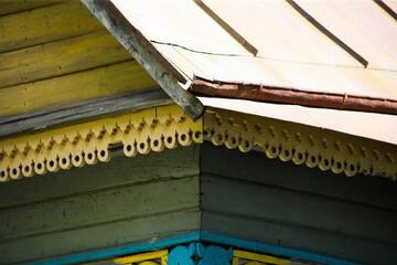 Old ethnic huts and houses of Ukrainians in Pereyaslav