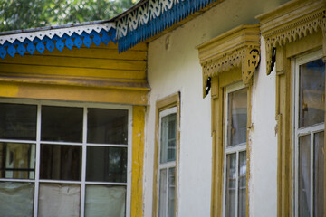 Old ethnic huts and houses of Ukrainians in Pereyaslav