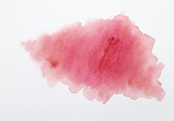 Abstract watercolor on a light background