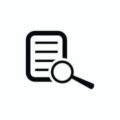 search file icon vector