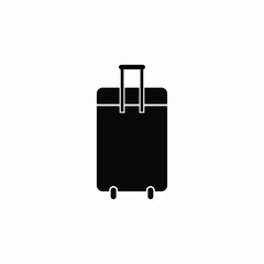 suitcase icon vector