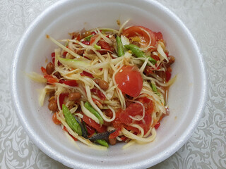 spicy papaya salad