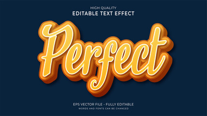 perfect text style effect