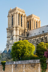 Les deux tours de la cathédrale Notre-Dame de Paris