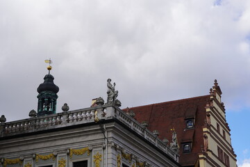 Fototapeta na wymiar Historische Architektur in Leipzig