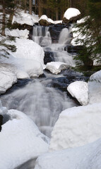 Schneewasserfal