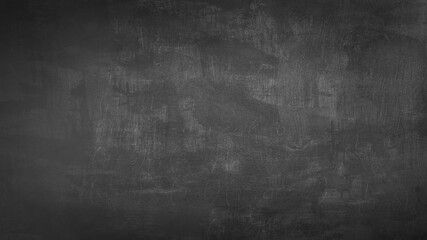 Blank front Real black chalkboard background texture in college concept for back to school kid...