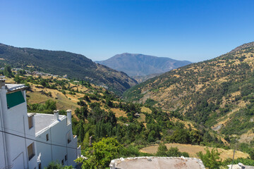 Naklejka premium high mountains of the Sierra Nevada mountain range