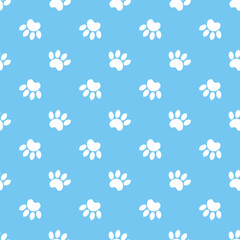vector pattern of traces of cat and dog