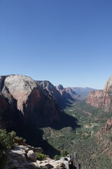 Obraz premium Angel's Landing Trail, Zion National Park, Utah