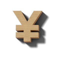 Obraz premium リアルな木製の文字ブロックの¥