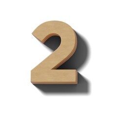 リアルな木製の文字ブロックの2