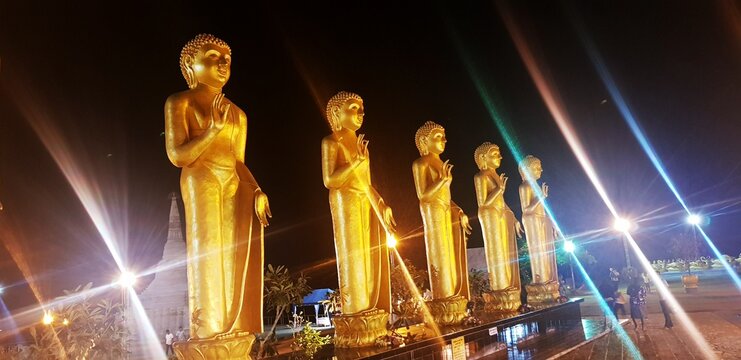 Lordbuddhas' status at Nelligala buddhist center , SriLanka.