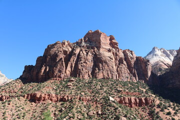 Fototapeta premium Exploring Zion National Park in summer