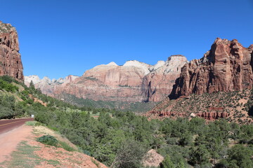 Exploring Zion National Park in summer